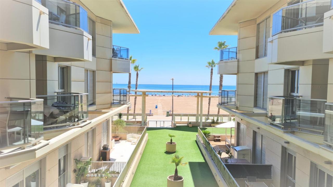 Beach Valencia Luxury A40-35 Apartment With Terrace And Sea Views Eksteriør bilde
