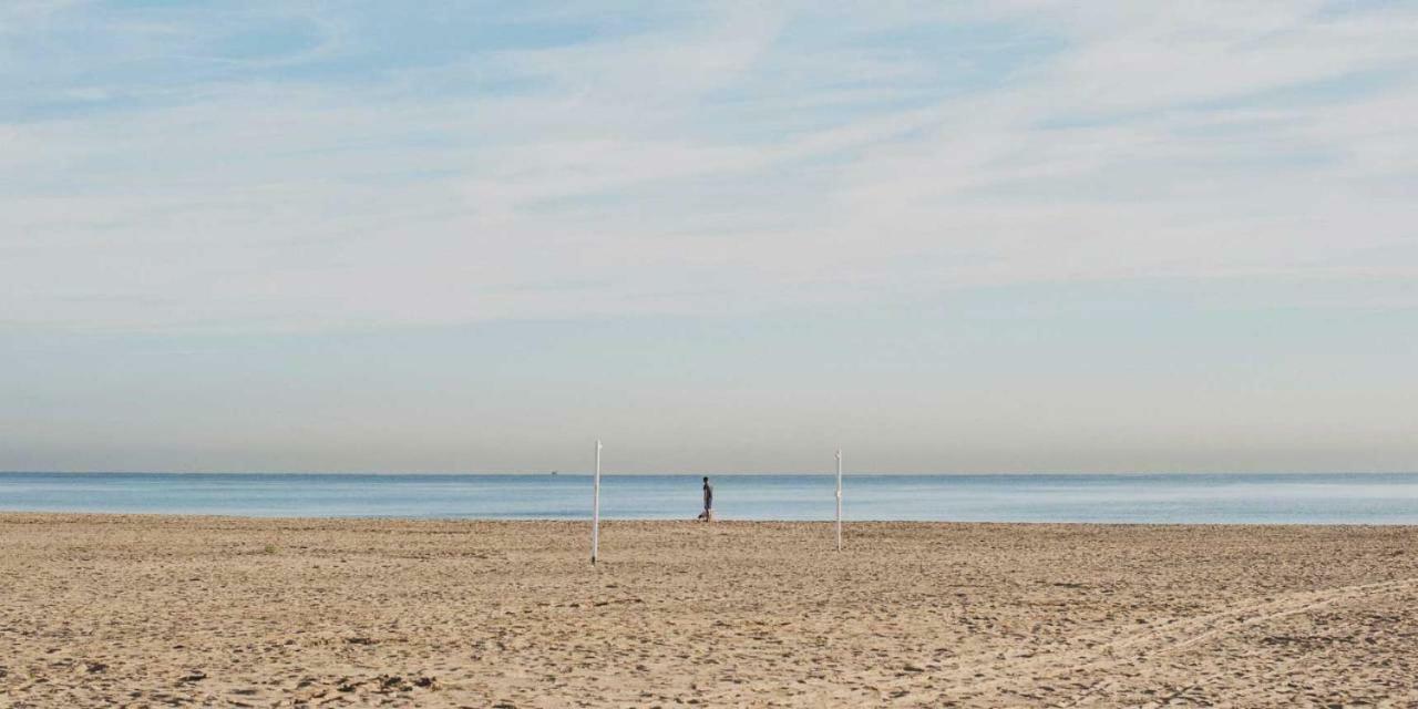 Beach Valencia Luxury A40-35 Apartment With Terrace And Sea Views Eksteriør bilde