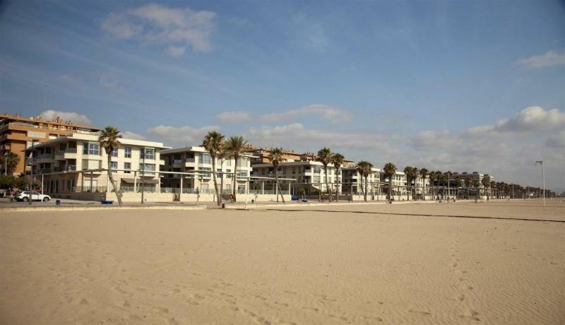 Beach Valencia Luxury A40-35 Apartment With Terrace And Sea Views Eksteriør bilde